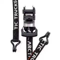 <p>Svensktillverkade kvalitetslastband med invävd Arctic Trucks-logotyp.</p>
<br>
<br>
<p>Bredd: 25 mm</p>
<p>Längd: 5 m</p>
<p>Brottpunkt: 1200 kg (Får ej användas för lyftning)</p>
<p>Fäste: Spärrhandtag med gummiöverdrag</p>
<p>Färg: Svart med vit logotyp</p>