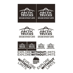 Arctic Trucks Dekaler ark - Svart