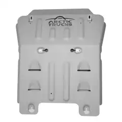 <p>Med skidplattan och chassiskyddet från Rival 4×4 Accessories är du trygg med att undersidan av bilen är skyddad mot det mesta. Detta är vad du behöver för att skydda motorn och kylaren under bilen.</p>
<br>
<br>
<p>Elementen är tillverkade av 6 mm tjocka aluminiumplåtar som är förstärkta med utbuktande bulor. Dessutom finns det luft- och dräneringshål för att bli av med oönskat smuts som kan lägga sig på plåtarna efter en tur i terrängen.</p>
<br>
<br>
<strong>Detta är den första delen som skyddar motorn och kylaren från skador underifrån</strong>