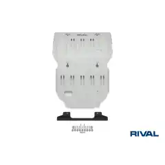 <p data-end="493" data-start="191"><strong>RIVAL haspl&aring;tar &auml;r ett h&ouml;gkvalitativt</strong> underredesskydd tillverkat i<strong> 6 mm tjock, laserskuren aluminiumlegering</strong> &ndash; starkt, l&auml;tt och byggt f&ouml;r att t&aring;la riktigt tuff terr&auml;ng. Med <strong>djuppressad konstruktion och f&ouml;rst&auml;rkningsribbor</strong> erbjuder de optimal styvhet och slitstyrka utan att p&aring;verka bilens markfrig&aring;ng.</p>

<p data-end="660" data-start="495">Installationen sker <strong>snabbt och enkelt</strong> med medf&ouml;ljande monteringssats och kr&auml;ver ingen borrning eller modifiering &ndash;<strong> haspl&aring;ten f&auml;sts direkt i fordonets originalf&auml;sten.</strong></p>

<p data-end="678" data-start="662">Egenskaper:</p>

<ul>
	<li data-end="705" data-start="681"><strong data-end="697" data-start="681">Tillverkare:</strong> Rival</li>
	<li data-end="740" data-start="708"><strong data-end="721" data-start="708">Material:</strong> 6,0 mm aluminium</li>
	<li data-end="761" data-start="743"><strong data-end="752" data-start="743">F&auml;rg:</strong> Silver</li>
	<li data-end="789" data-start="764"><strong data-end="787" data-start="764">Monteringskit ing&aring;r</strong></li>
	<li data-end="829" data-start="792"><strong data-end="827" data-start="792">Ingen p&aring;verkan p&aring; markfrig&aring;ngen</strong></li>
	<li data-end="899" data-start="832"><strong data-end="850" data-start="832">Dold montering</strong> minimerar risken f&ouml;r skador vid offroadk&ouml;rning</li>
	<li data-end="946" data-start="902"><strong data-end="925" data-start="902">F&ouml;rst&auml;rkningsribbor</strong> f&ouml;r maximal styrka</li>
	<li data-end="990" data-start="949"><strong data-end="988" data-start="949">Korrosionsbest&auml;ndig pulverlackering</strong></li>
	<li data-end="1033" data-start="993"><strong data-end="1010" data-start="993">Dr&auml;neringsh&aring;l</strong> f&ouml;r vatten och smuts</li>
	<li data-end="1088" data-start="1036"><strong data-end="1061" data-start="1036">Ventilations&ouml;ppningar</strong> f&ouml;r bibeh&aring;llet luftfl&ouml;de</li>
</ul>
<br />
<p data-end="1206" data-start="1090">Ett sj&auml;lvklart val f&ouml;r dig som vill skydda bilens mest utsatta delar &ndash; fr&aring;n steniga leder till sn&ouml;t&auml;ckta fj&auml;llv&auml;gar.</p>

